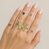 14K Gold Butterfly Ring 🦋