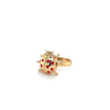 14K Gold Ladybug Ring 🐞