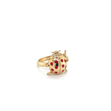 14K Gold Ladybug Ring 🐞