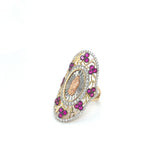 14K Gold Virgen de Guadalupe Ring