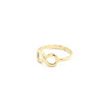 14K Gold Infinity Ring
