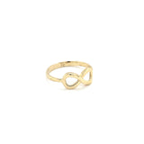 14K Gold Infinity Ring