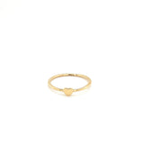 14K Solid Gold Mini Heart Ring