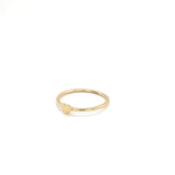 14K Solid Gold Mini Heart Ring