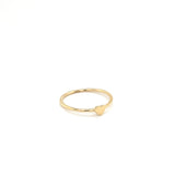 14K Solid Gold Mini Heart Ring